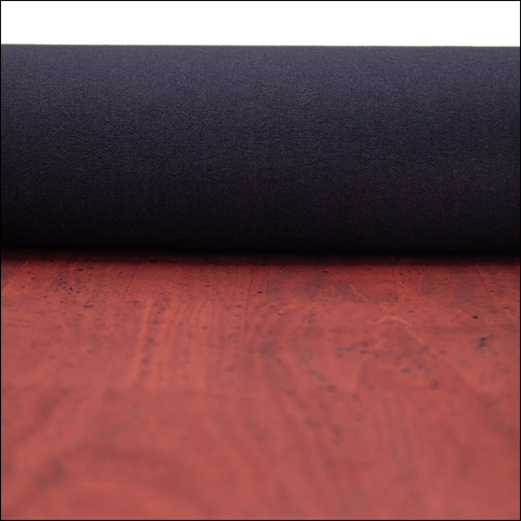 Premium Solid Scarlett Red Cork Fabric COF-155 cork fabric