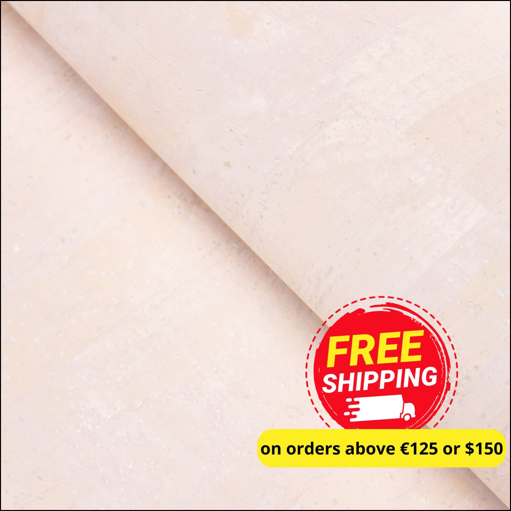 Premium Solid White Cork Fabric COF-127 cork fabric