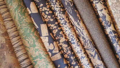 Cork Coffee Fusion Collection | 8x5cm (3.1x2in) | 10 Piece Sample Pack