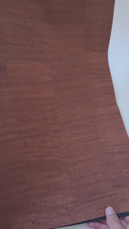 Dark Brown Natural Cork Fabric – 2026NEW GENERATION BACKING COF-819