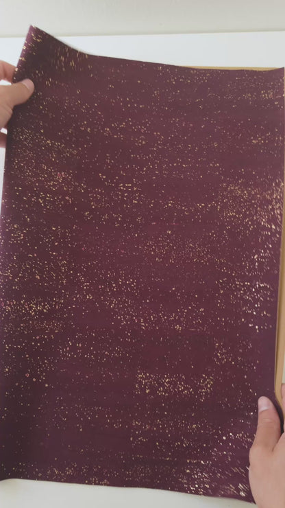 Plum Purple Natural Cork Fabric – 2026NEW GENERATION BACKING COF-810