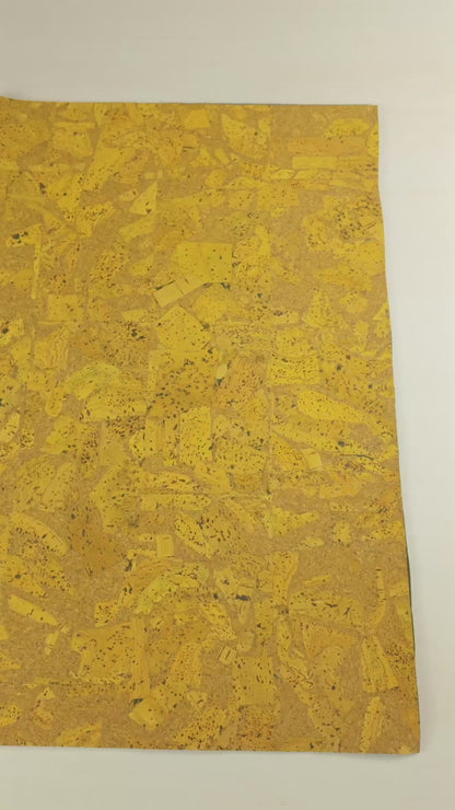 Yellow Cork Golden Sunshine Cork Fabric  COF-492