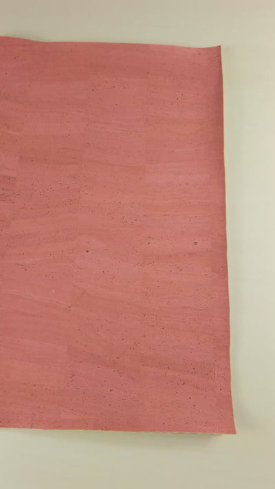 Soft Pink Solid Cork Fabric - 0.82mm Thickness  COF-582