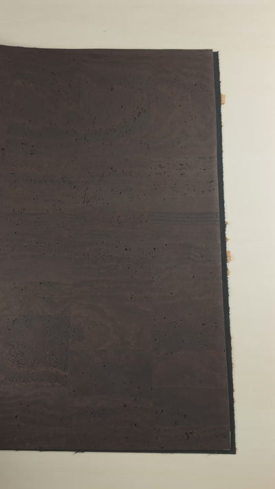 Premium Solid Marron Cork Fabric COF-12