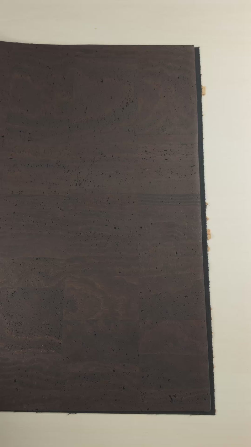Premium Solid Marron Cork Fabric COF-12