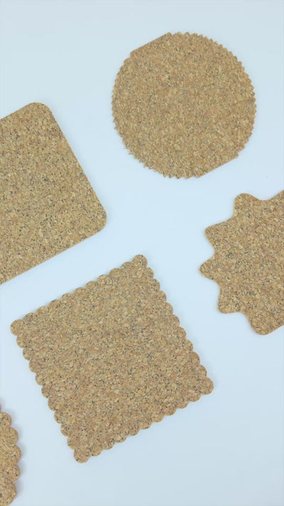 Cork Cup Coasters – Natural Collection  L-1155 (6 UNITS)