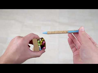 10units-Cork Ballpoint Pens - Eco-Friendly Set of Five with Biodegradable Plastic L-1009