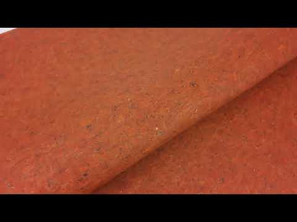 Agglomerate Orange Portuguese cork fabric COF-359