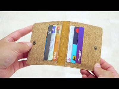 Natural Cork Ladies' Printed Slim Wallet （12units）BAGD-518