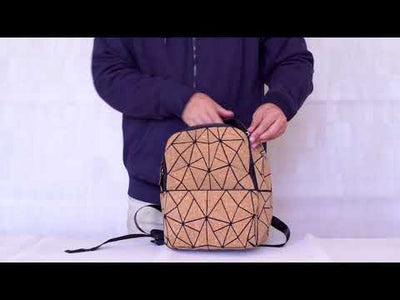 Geometric Cork backpack BAG-2064