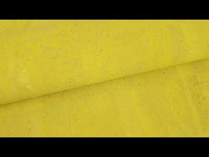 Premium Solid Yellow Pastel Cork Fabric COF-255-A