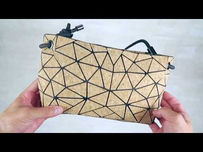 Cork Irregular Geometric Pattern Women's Crossbody BAG-2263