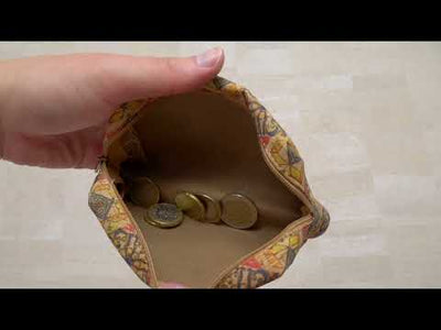 （5units）women's rectangular cork coin purse BAG-038