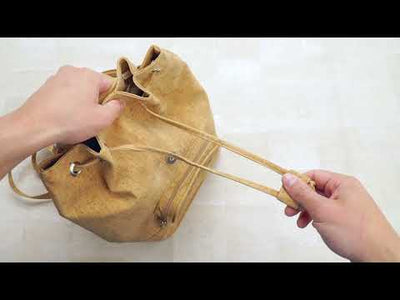 Drawstring closure women's cork backpack BAGP-234
