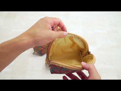 Luxury Women's 3-Piece Cork Cosmetic Bag Set BAGD-467