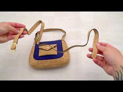 Envelope Cork Messenger Sling- BAG-2080