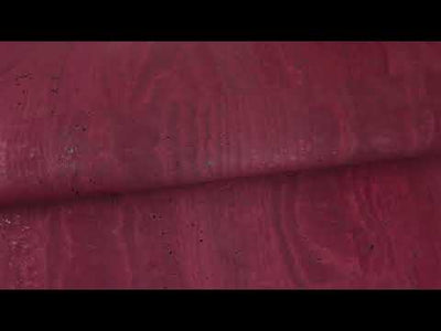 Premium Solid Bordeaux Cork Fabric COF-130