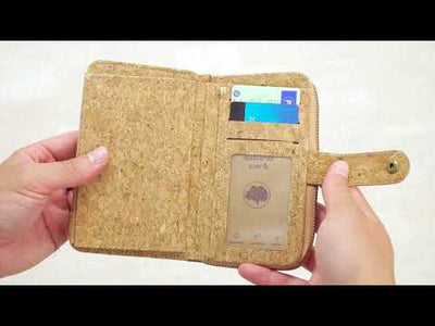 Medium Cork Women's Wallet with Card Holder (6 Units ) BAGD-506-MIX-6