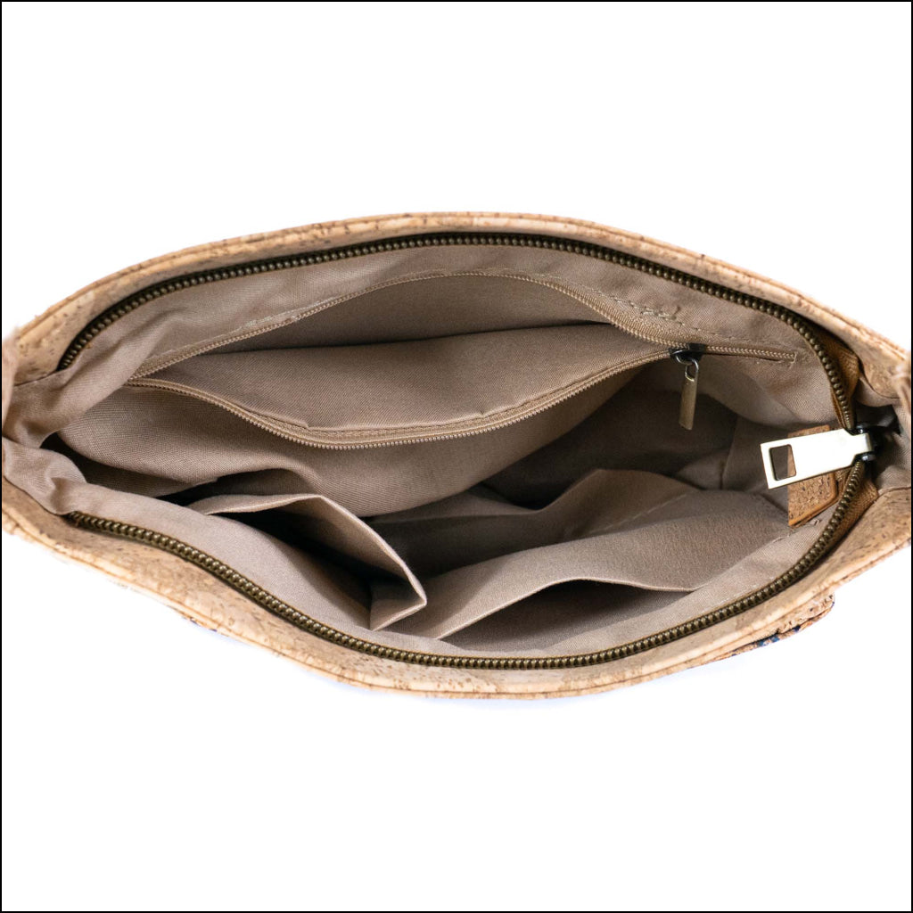 Printed Cork Crossbody Bag for Women Shoulder Purse with Zipper Pocket BAGD-603 Flash Sales