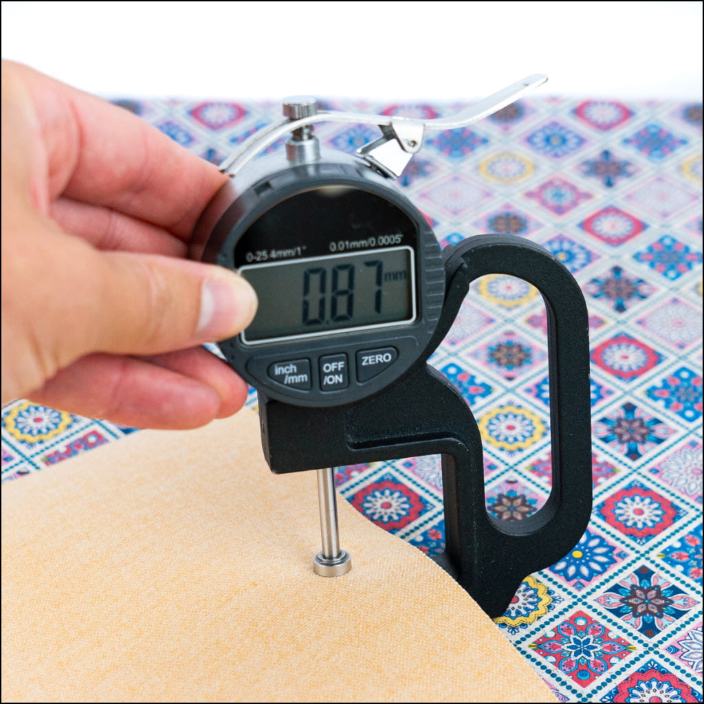 Printed Cork Fabric With Colorful Geometric Tile Design Cof-561 Cork Fabric