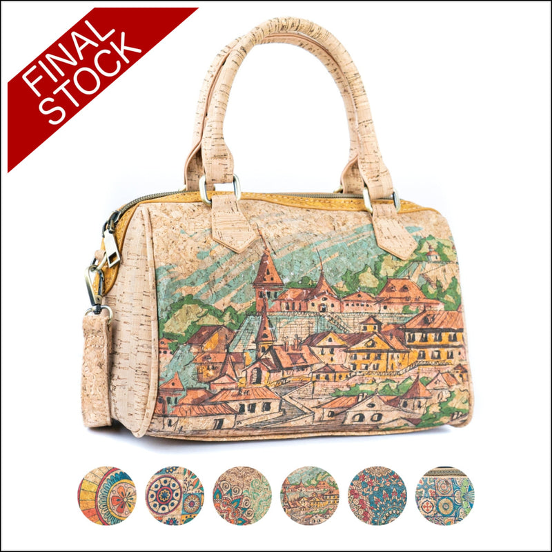 Printed Cork Ladies’ Bucket Bag BAGD-573 Flash Sales