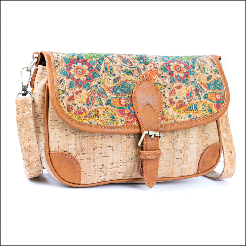 Printed Cork & Pu Women’s Crossbody Bag Bagd-572 F Flash Sales