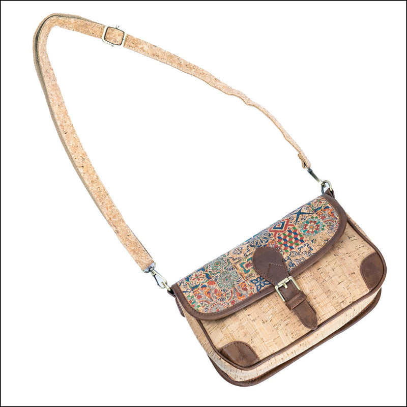 Printed Cork & Pu Women’s Crossbody Bag Bagd-572 Flash Sales