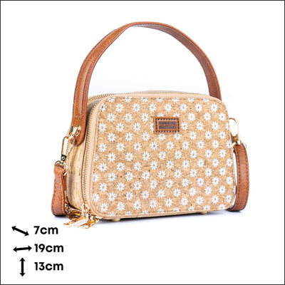 Printed Cork Women’s Crossbody Bag with Adjustable Strap BAGD-237 Flash Sales