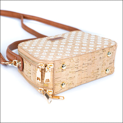 Printed Cork Women’s Crossbody Bag with Adjustable Strap BAGD-237 Flash Sales