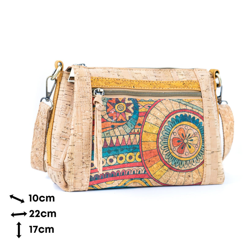 Printed Pattern Women’s Cork Crossbody Bag Bagd-569 Flash Sales