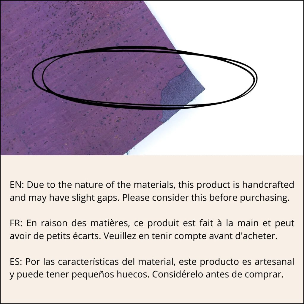 Purple Cork Fabric Cof-599 Cork Fabric