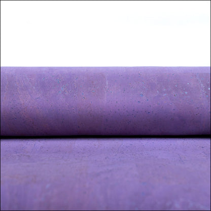 Purple Solid Cork Fabric With Black Backing 0.9Mm Thickness Cof - 524 - A Cork Fabric
