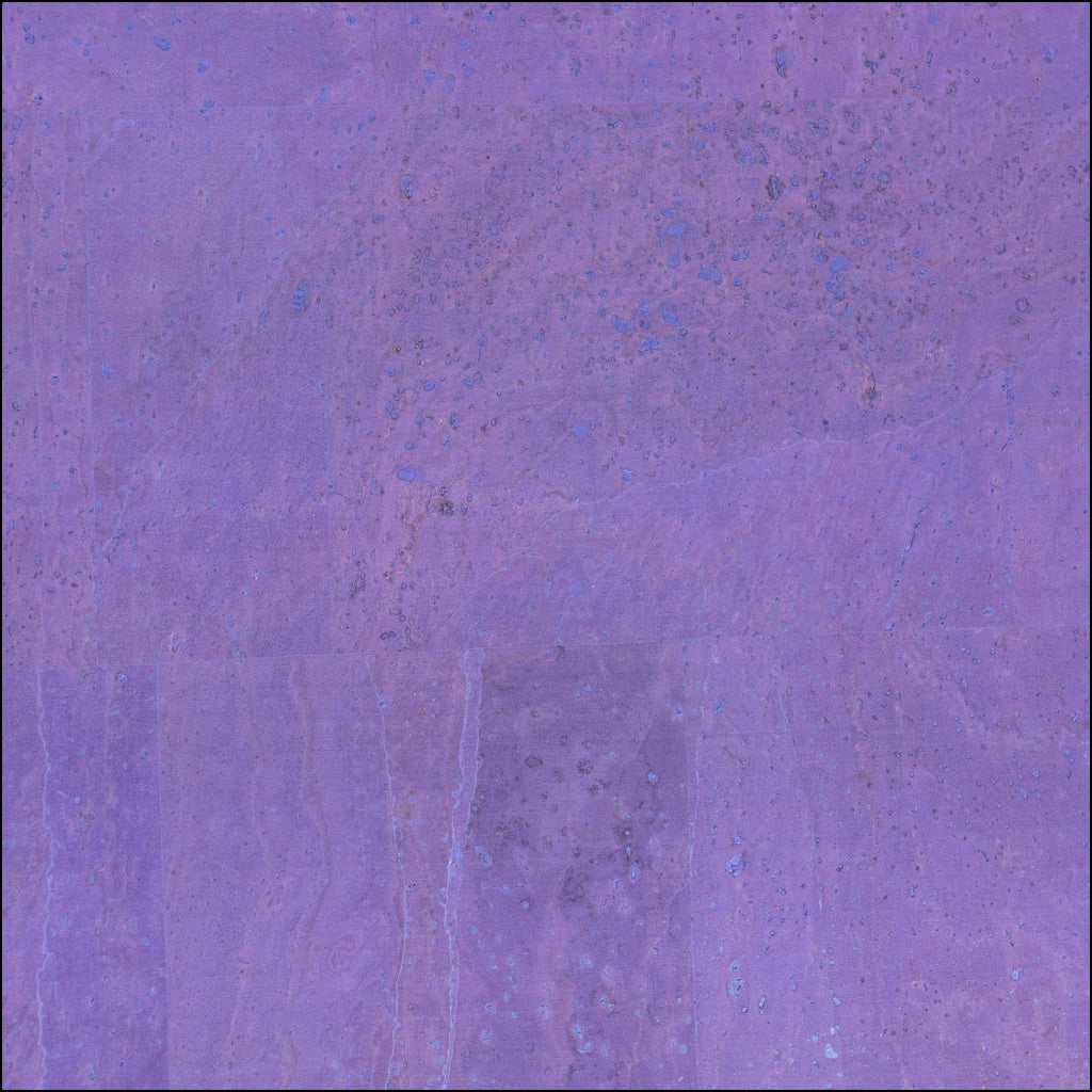 Purple Solid Cork Fabric With Black Backing 0.9Mm Thickness Cof - 524 - A Cork Fabric