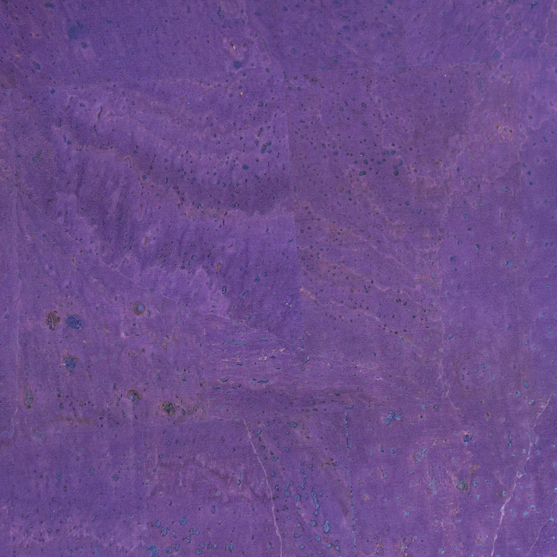 Purple Solid Cork Fabric With Black Backing 0.9Mm Thickness Cof - 524 - B Cork Fabric
