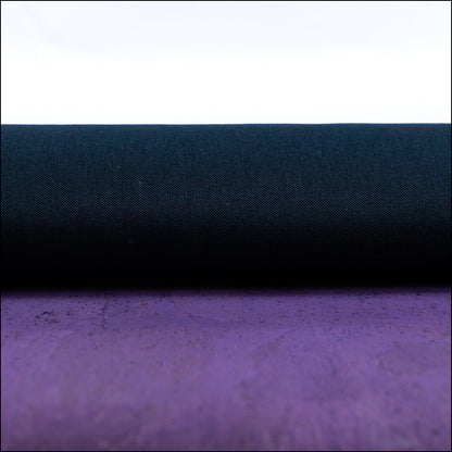 Purple Solid Cork Fabric With Black Backing 0.9Mm Thickness Cof - 524 - B Cork Fabric