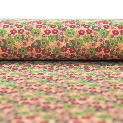 Quirky Florals Cork Fabric- Cof-403-A Cork Fabric