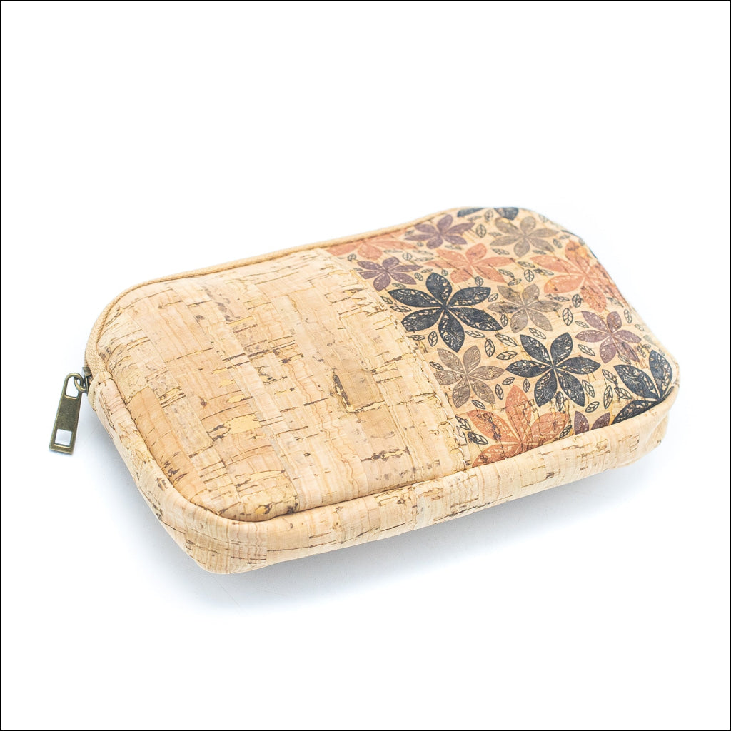 Rectangular Cork Print Women’s card coin Purses BAG-036 (8units） 8Units Flash Sales