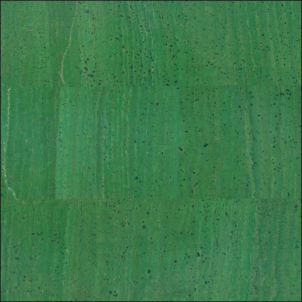Rich Green Solid Cork Fabric - 0.84Mm Thickness Cof-584 Cork Fabric