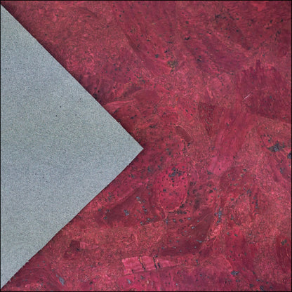 Rich Magenta Wine Red Cork Fabric Texture Cof-491 Cork Fabric