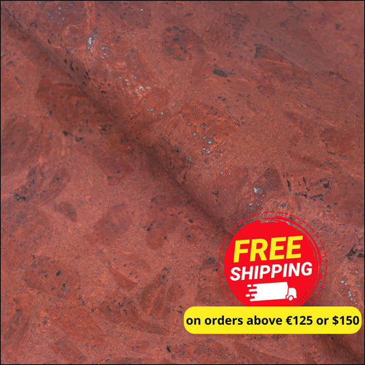 Rustic Terra-Cotta Cork Fabric Cof-497 Cork Fabric