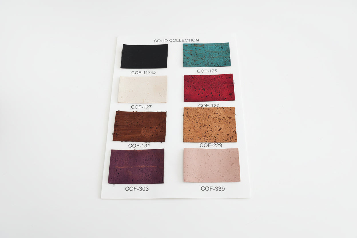 Best-Selling Cork Fabric Sample Set – Mixed Styles Collection (8 Pieces)