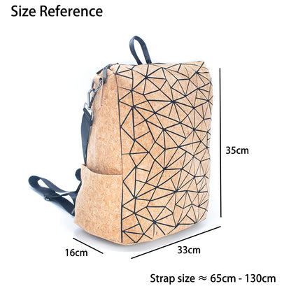 Geometric Cork backpack BAG-2228