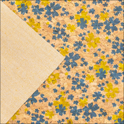 Sprinkled Florals Cork Fabric- Cof-417-New Cork Fabric