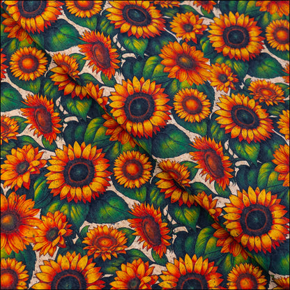 Sunflower Cork Fabric COF-661 cork fabric
