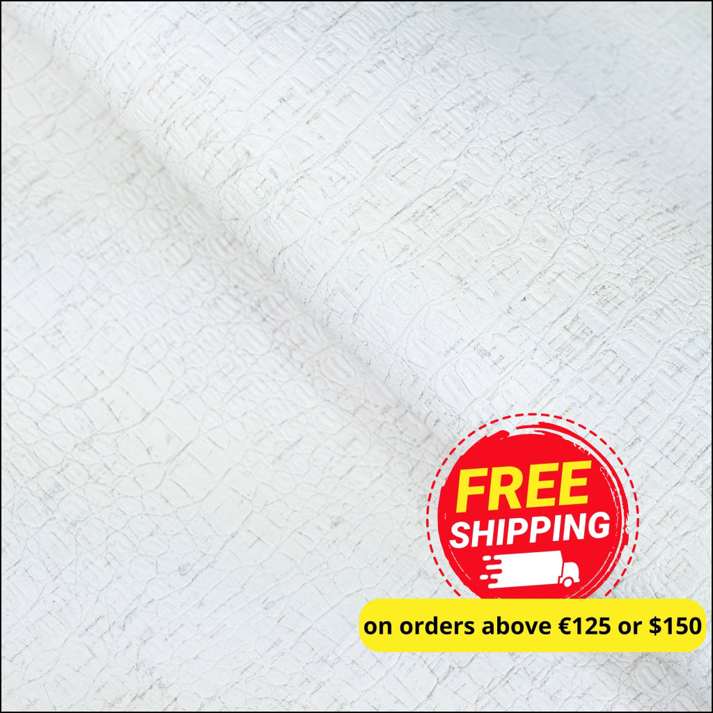 Textured White Cork Fabric Cof-469 Cork Fabric