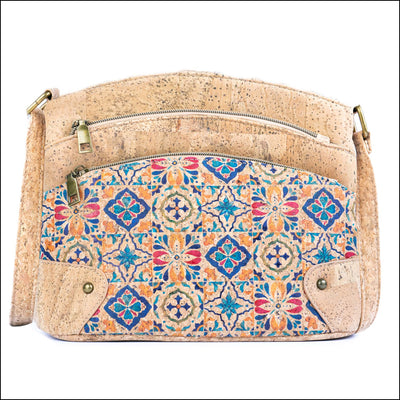 Three-Line Zipper Women’s Cork Crossbody Bag BAGD-604 C Flash Sales
