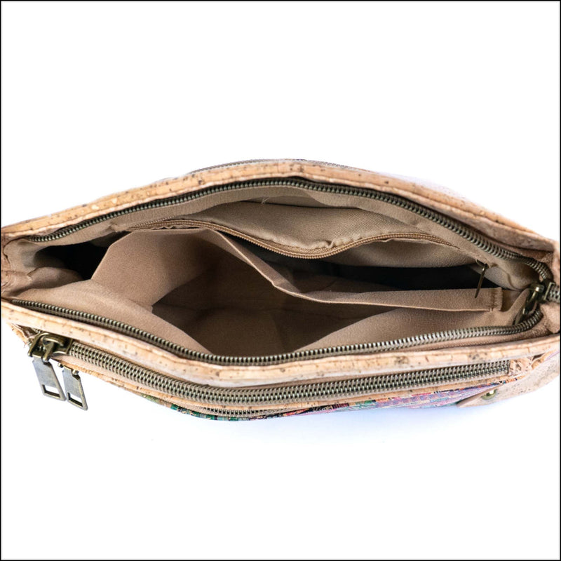 Three-Line Zipper Women’s Cork Crossbody Bag BAGD-604 Flash Sales