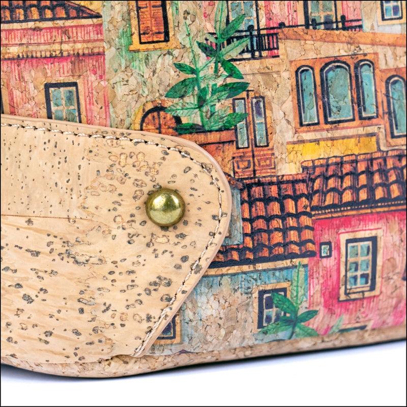 Three-Line Zipper Women’s Cork Crossbody Bag BAGD-604 Flash Sales