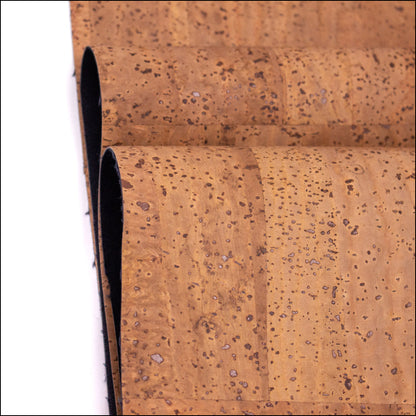 Tobacco Brown natural Portuguese cork fabric COF-229 cork fabric
