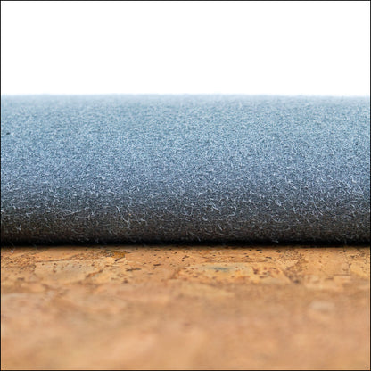 Tobacco-Hued With Gold Accents: 0.77Mm Cork Fabric In Black Backing Cof-547 Cork Fabric